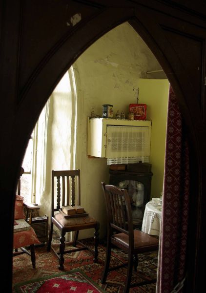 Photograph of one of the women's cubicles which were not phased out until the 1980s. Photographer: C. Bonfield