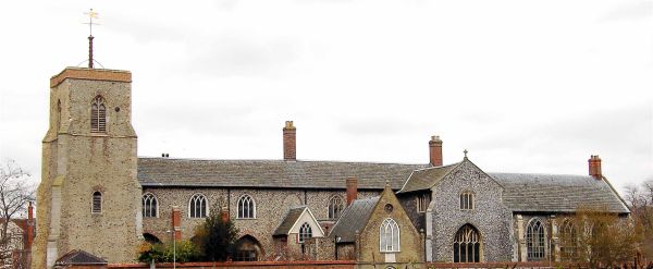 The south front of St Giles